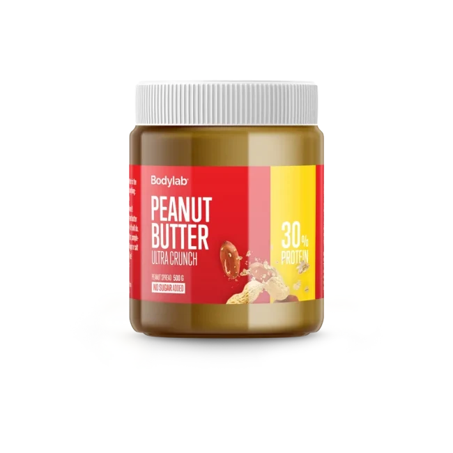 Bodylab Peanut Butter, 6x500g, Ultra Crunch - - JK-Shop