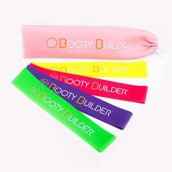 Booty Builder Mini Bands, Pink, 4-Pack - Treningsstrikker - JK-Shop