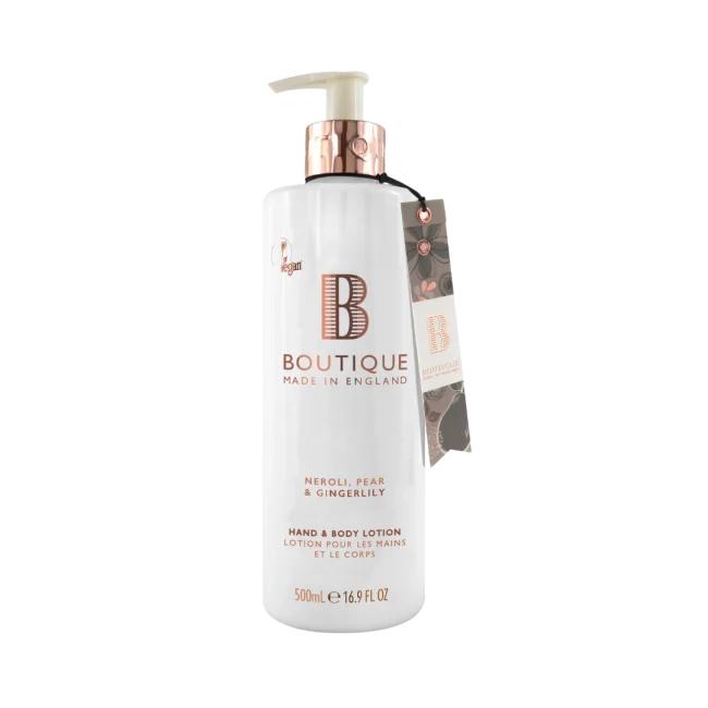 Boutique Hand & Body Lotion Neroli, Pear & Gingerlily 500 ml - Hånd - og kroppskrem - JK-Shop