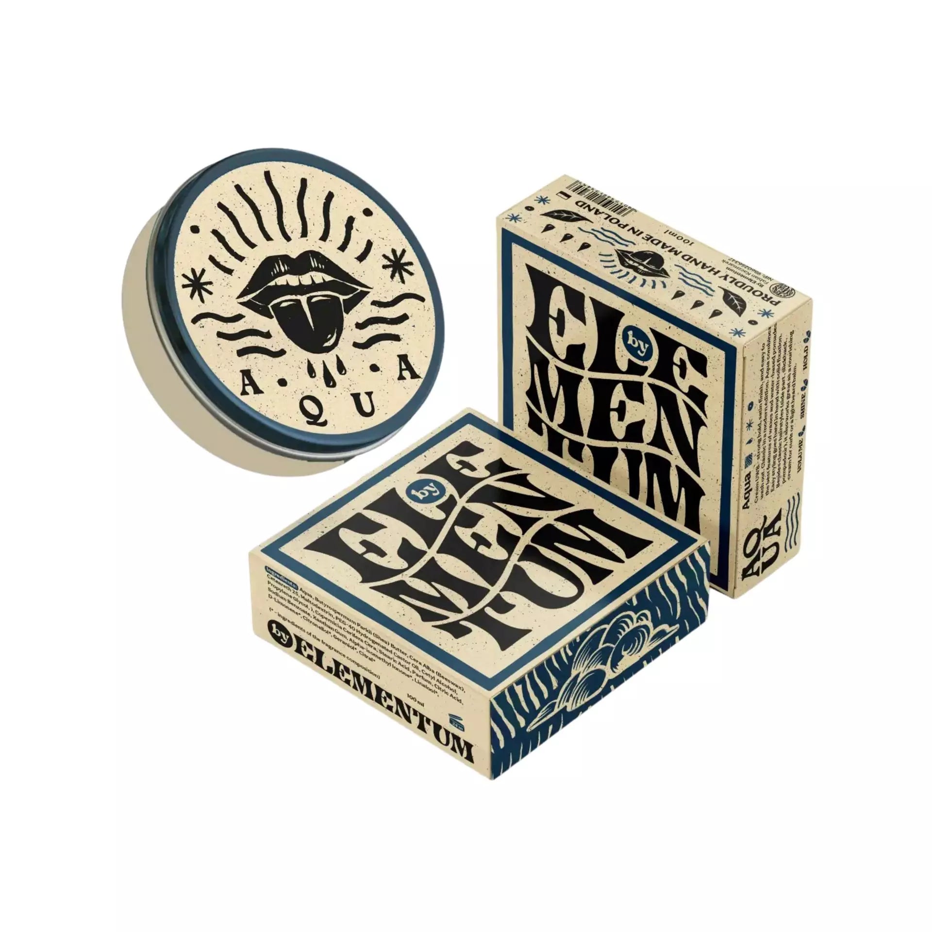 By Elementum, Aqua UWB Pomade 100ml - Pomade - JK-Shop