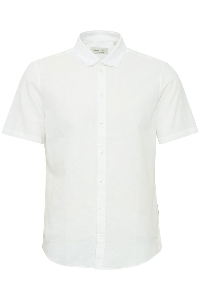 CASUAL FRIDAY, AKSEL SS LINEN MIX SHIRT - Skjorter Herre - JK-Shop