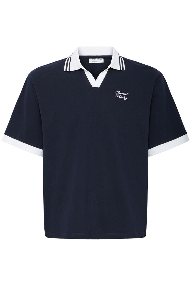 CASUAL FRIDAY, ALMER POLO PIQUE - Polo Herre - JK-Shop