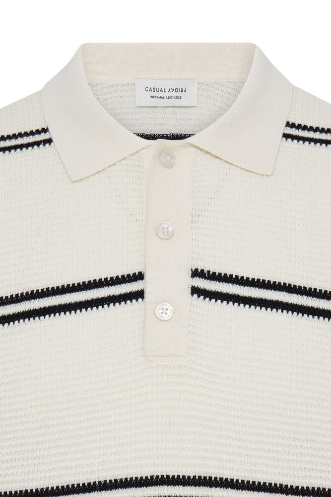 CASUAL FRIDAY, ANDRES POLO KNIT - T-skjorter & polo - JK-Shop