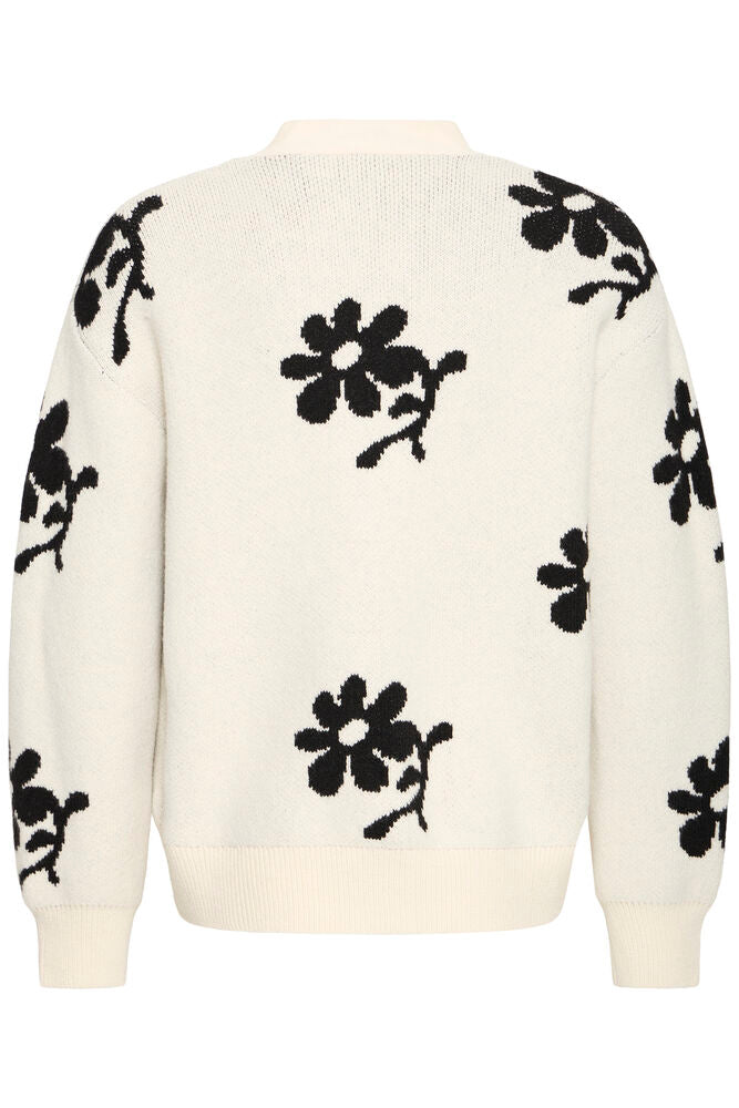 CASUAL FRIDAY, DIA INTARCIA KNIT CARDIGAN - Strikk & cardigans - JK-Shop