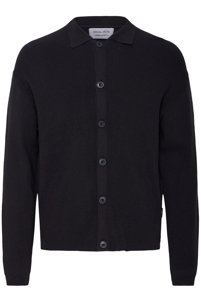 CASUAL FRIDAY, RYAN RIB CARDIGAN - Strikk - JK-Shop