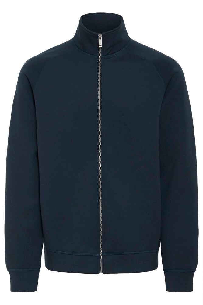 CFSIGURD ZIPTHROUGH SWEA, Dark Navy - Jakker - JK-Shop