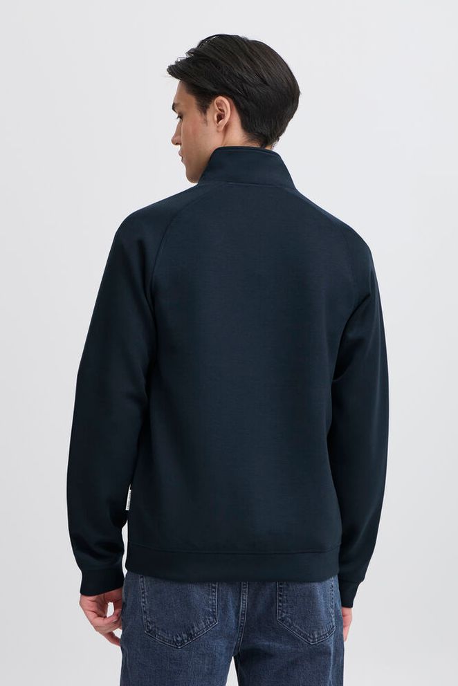 CFSIGURD ZIPTHROUGH SWEA, Dark Navy - Jakker - JK-Shop