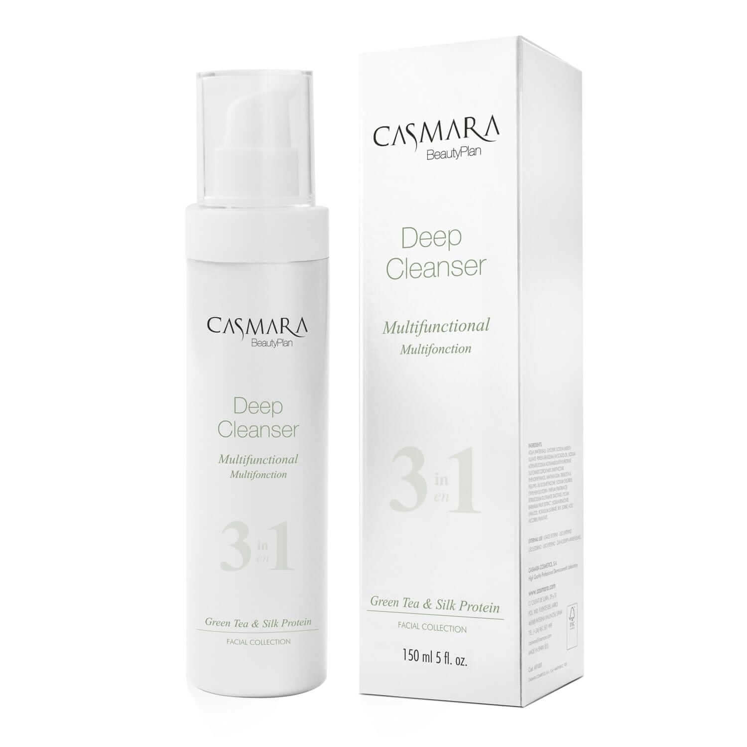 Casmara, 3in1 Deep Cleanser 500ml - Ansiktsrens - JK-Shop