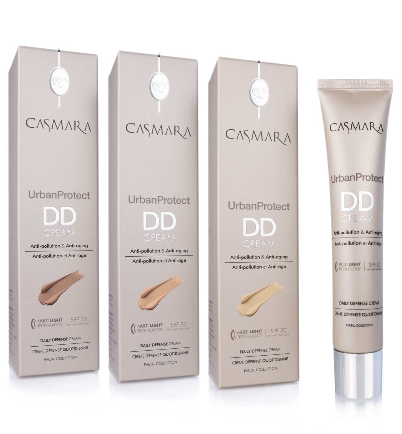 Casmara, DD Cream Urban Protect Natural Light 00 SPF-Farget dagkrem-JKSHOP