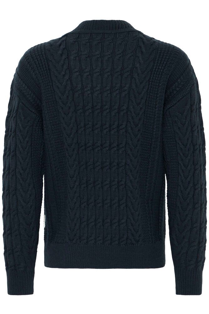 Casual Friday MILLOW cable crew neck knit - Genser - JK-Shop
