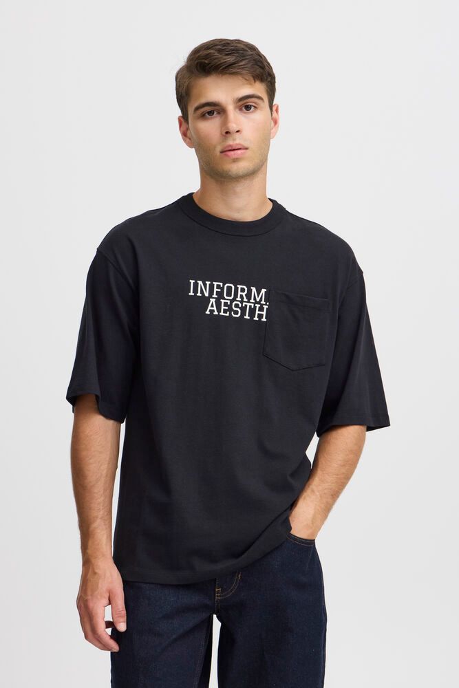 Casual Friday TUE tee with print and chestpocket - T-skjorter & polo - JK-Shop