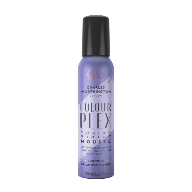 Charles W. Colourplex Toning Violet Mousse 150ml - Hårspray - JK-Shop