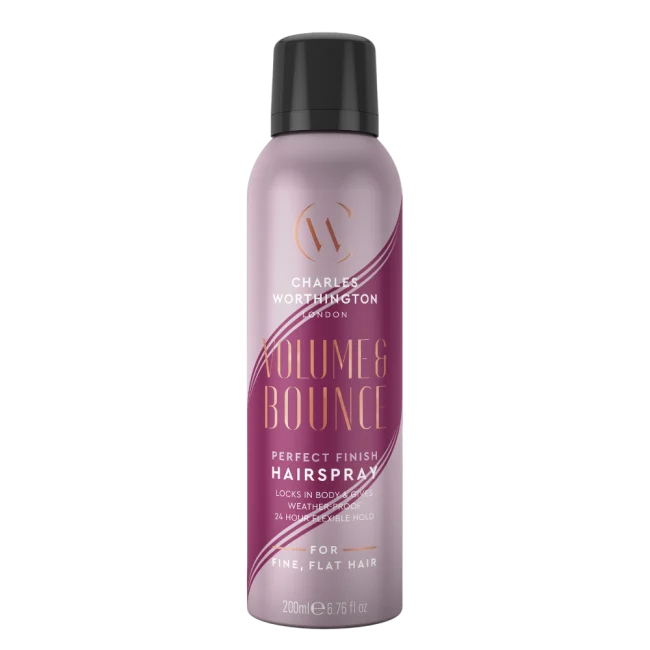 Charles W. Volume & Bounce Perfect Finish Spray 200ml - Hårspray - JK-Shop