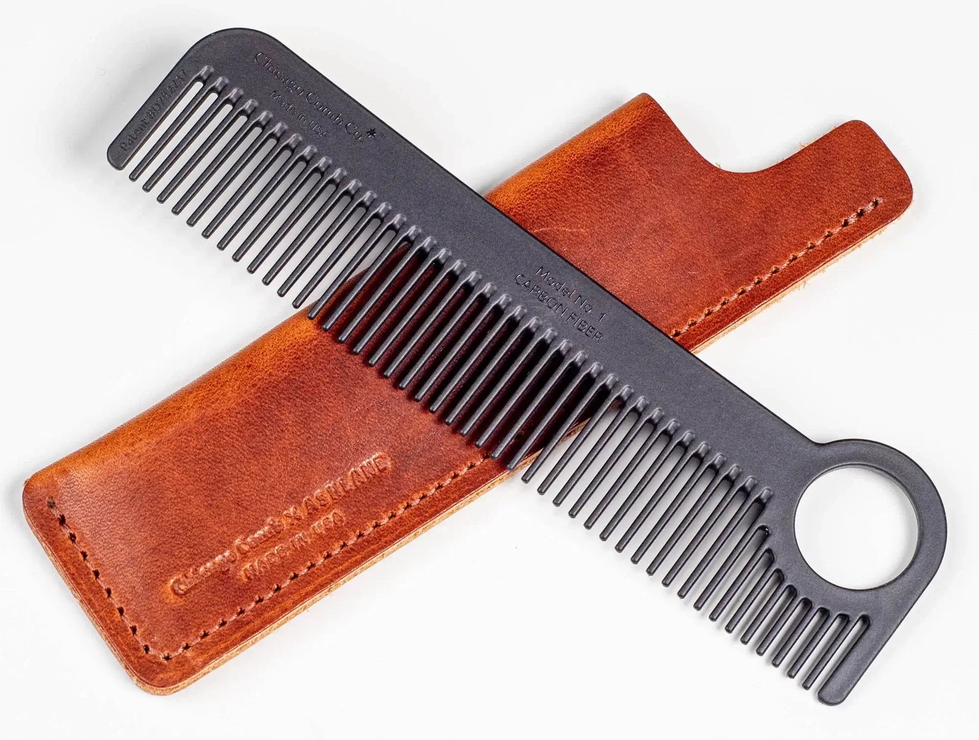 Chicago Comb, Model No. 1- Carbon Fiber-Hårkam-JKSHOP
