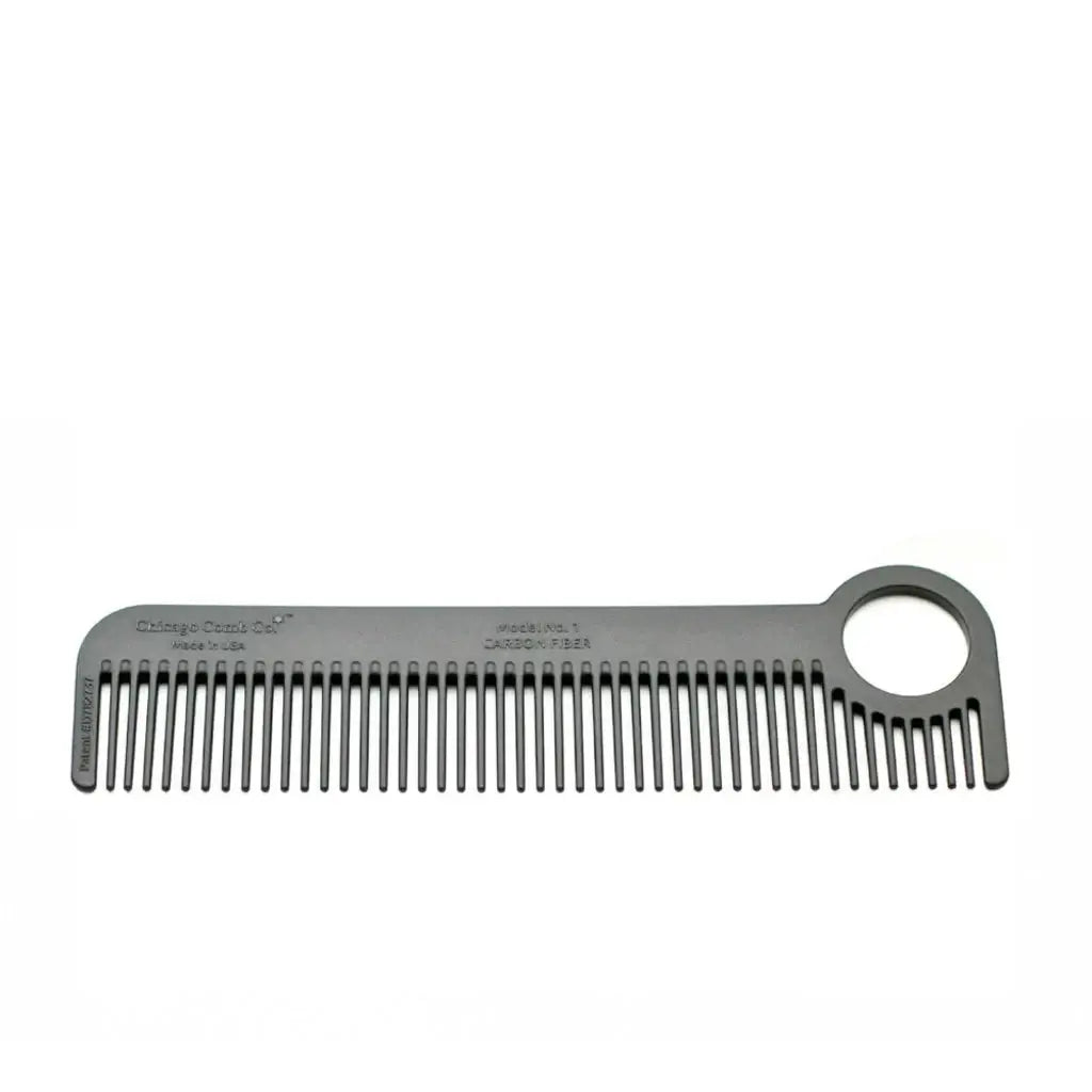 Chicago Comb, Model No. 1- Carbon Fiber-Hårkam-JKSHOP