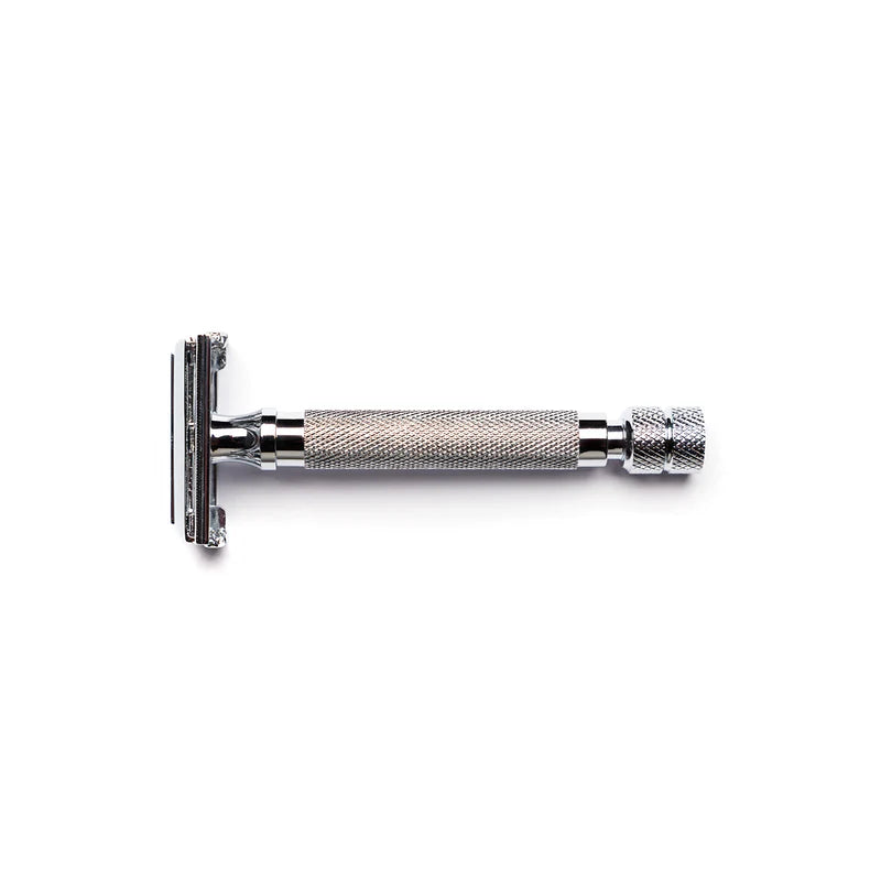 Chrome Finish Butterfly Razor - Barberhøvel - JK-Shop