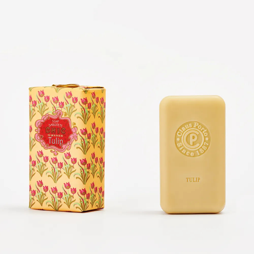 Claus Porto Chic - Tulip Wax Sealed Soap Bar - Kroppssåpe - JK-Shop