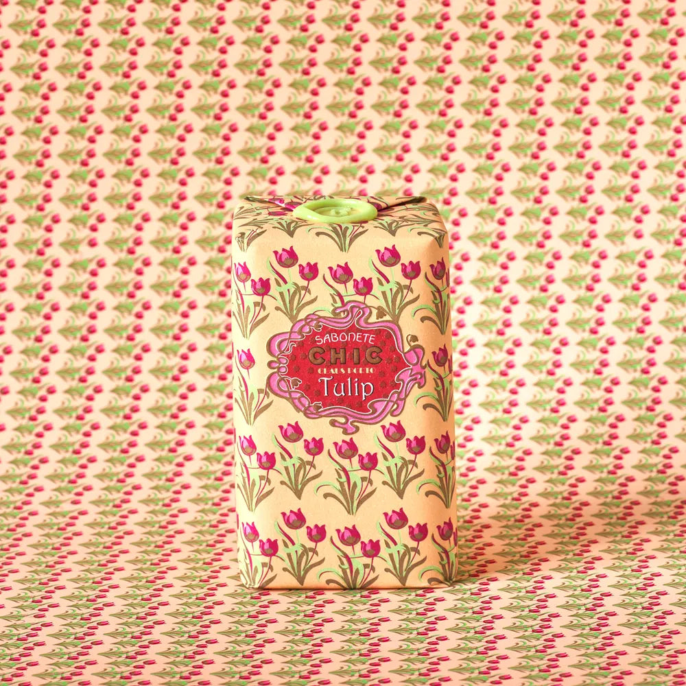 Claus Porto Chic - Tulip Wax Sealed Soap Bar - Kroppssåpe - JK-Shop