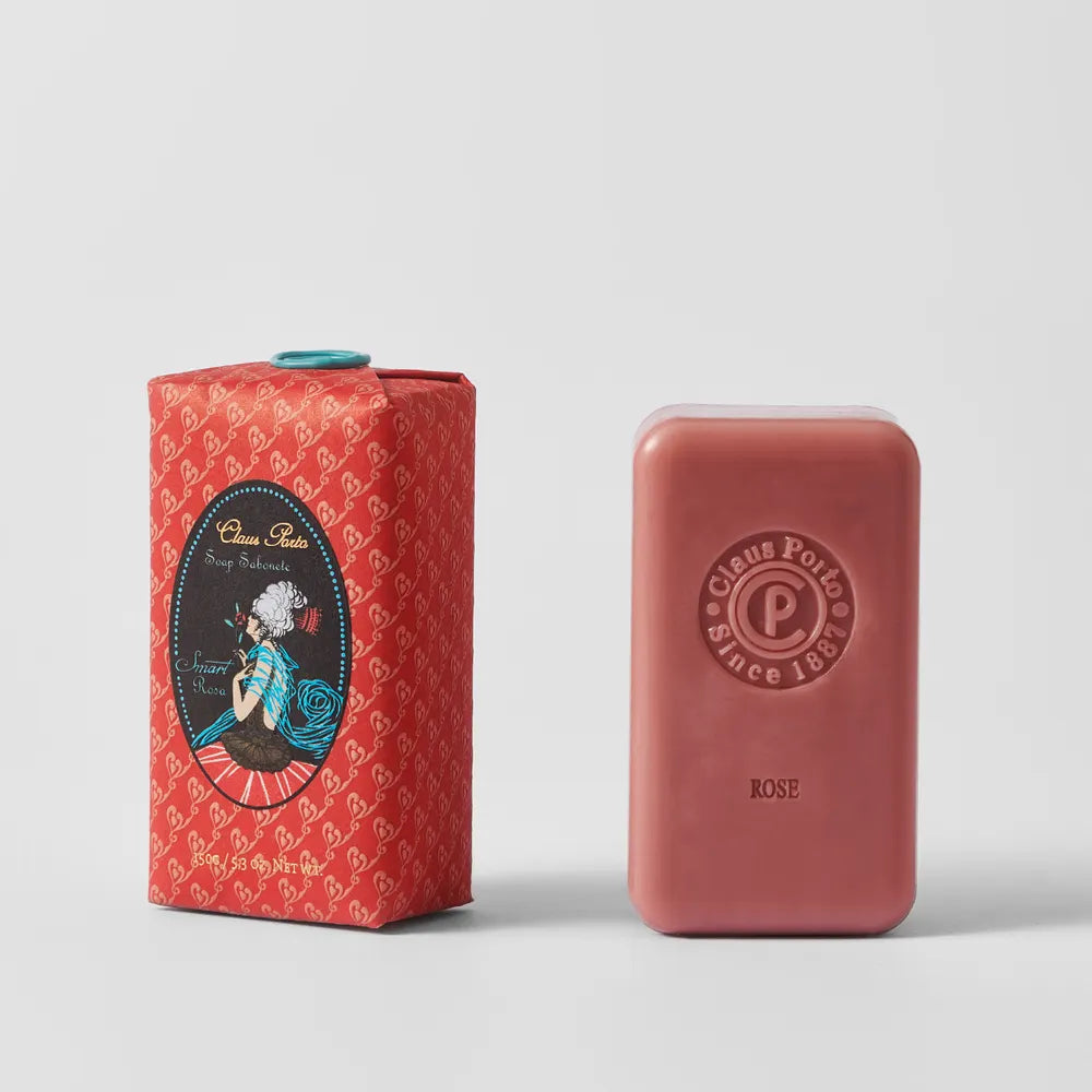 Claus Porto Smart - Rosa Wax Sealed Soap Bar - Kroppssåpe - JK-Shop