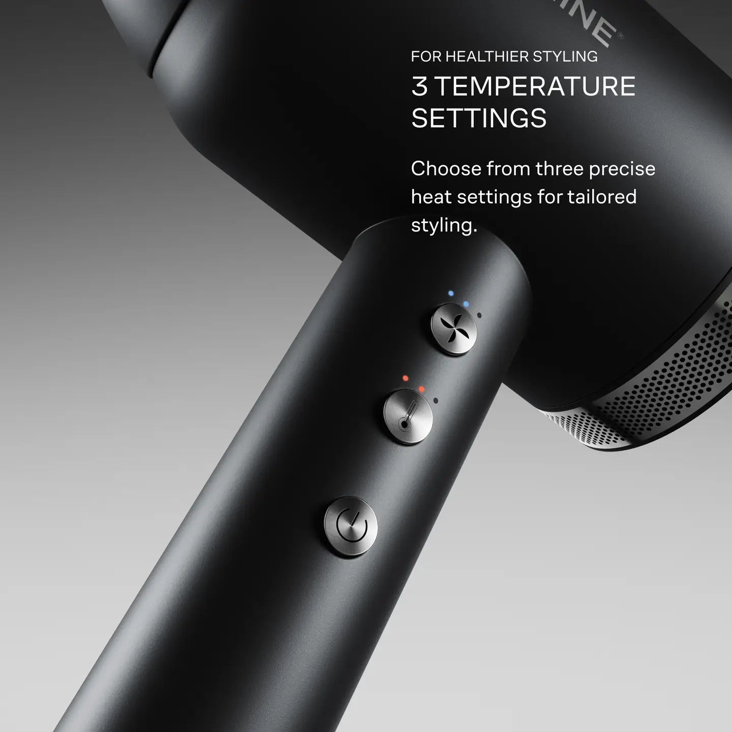 Cloud Nine The Airshot Pro Black - Hårføner - JK-Shop