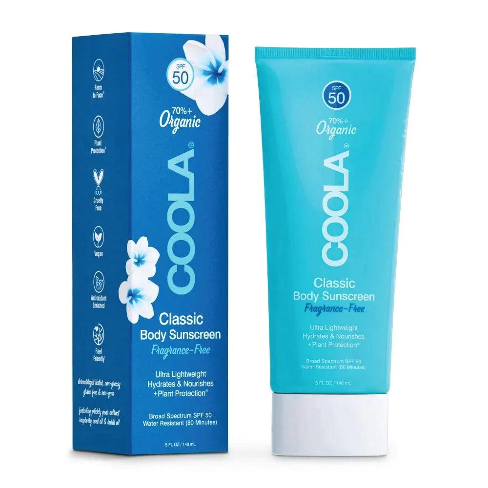 Coola, Classic Body Lotion SPF 50- Fragrance Free-Solkrem-JKSHOP