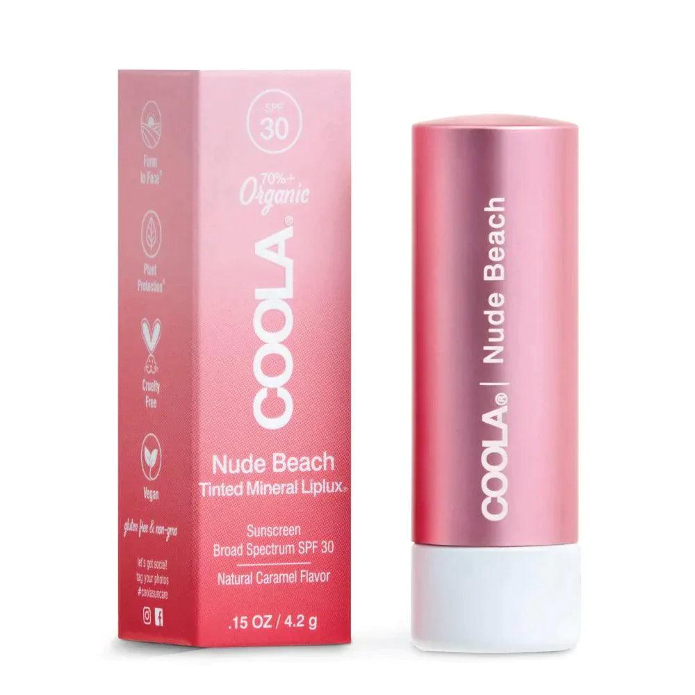 Coola Mineral Liplux SPF 30 - Nude Beach-Leppepomade-JKSHOP