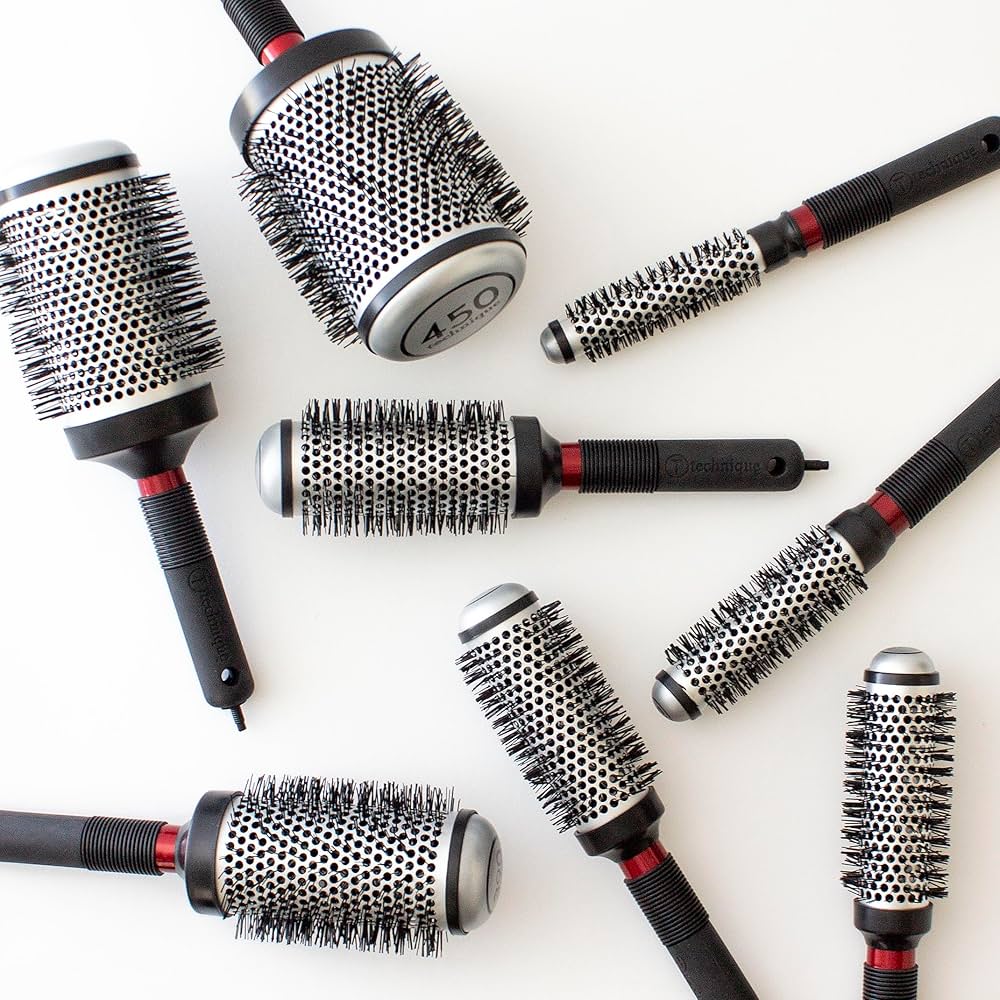 Cricket Technique 450, rundbørste Ø7,5cm - Hårbørste - JK-Shop