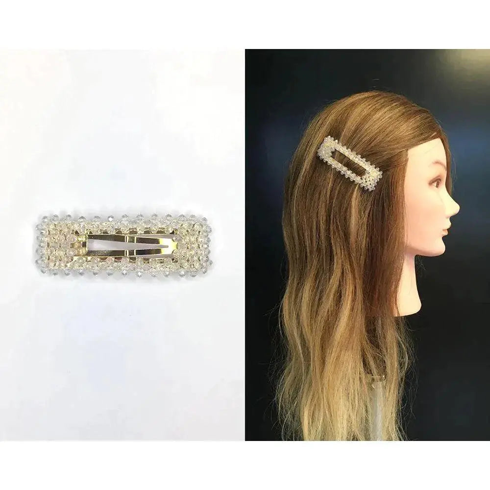 Crystal Clip Clear-Hårspenne-JKSHOP