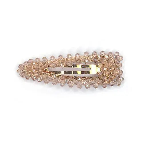 Crystal Clip Triangle Gold-Hårspenne-JKSHOP