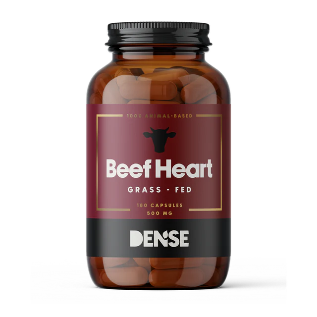 DENSE - Beef Heart - 180 kapsler - Vitaminer & kosttilskudd - JK-Shop