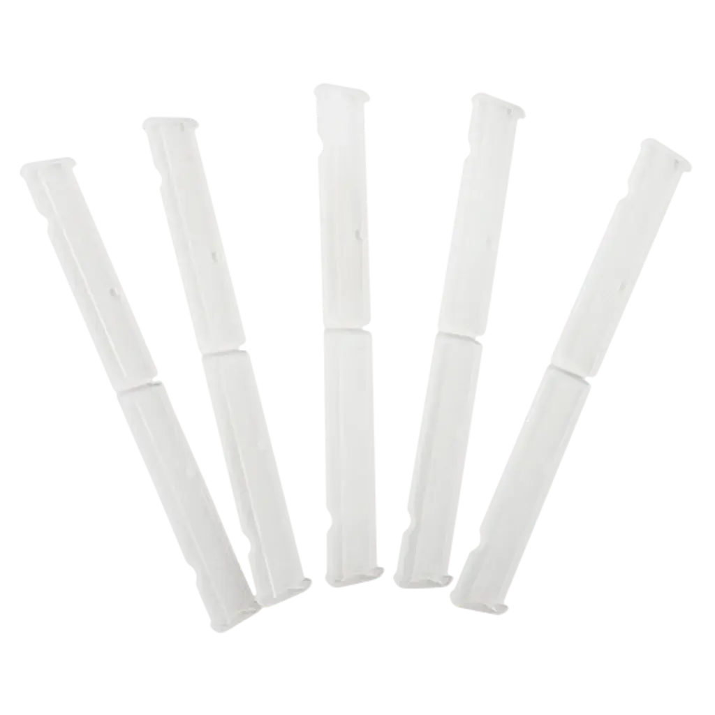 DOVO 5x Shavette Holder Half Blade TRANSPARENT-Barbertilbehør-JKSHOP