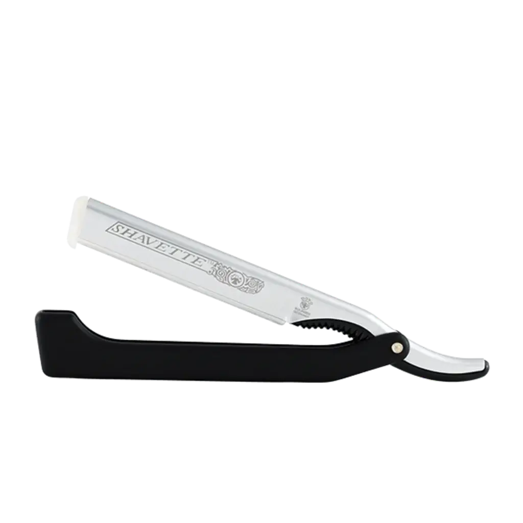 DOVO Shavette- Black-Barberkniv-JKSHOP