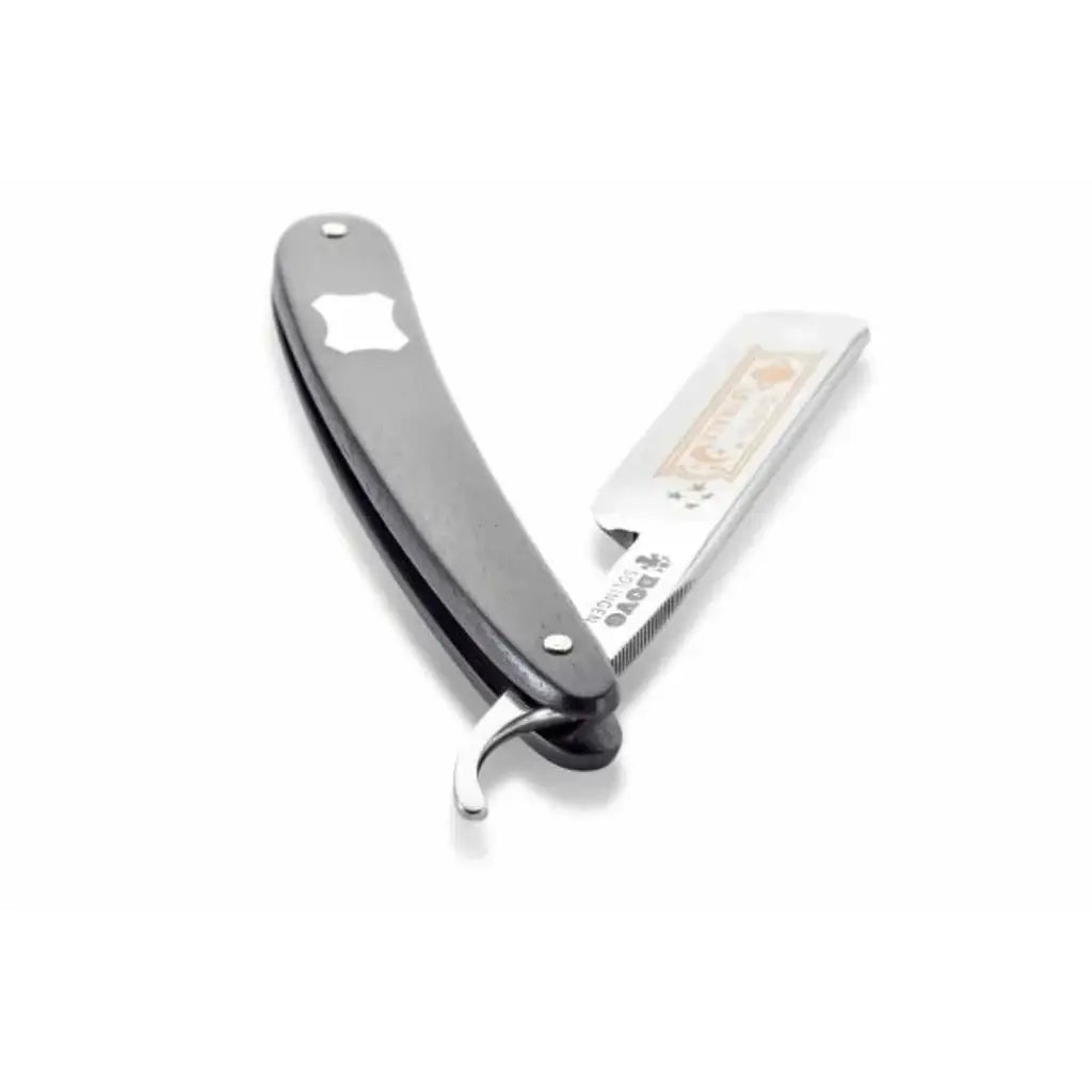 DOVO Straight Razor 5/8"- Black Ebony, Astrale-Barberkniv-JKSHOP