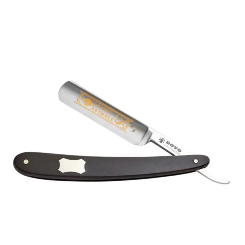 DOVO Straight Razor 5/8"- Black Ebony, Astrale-Barberkniv-JKSHOP