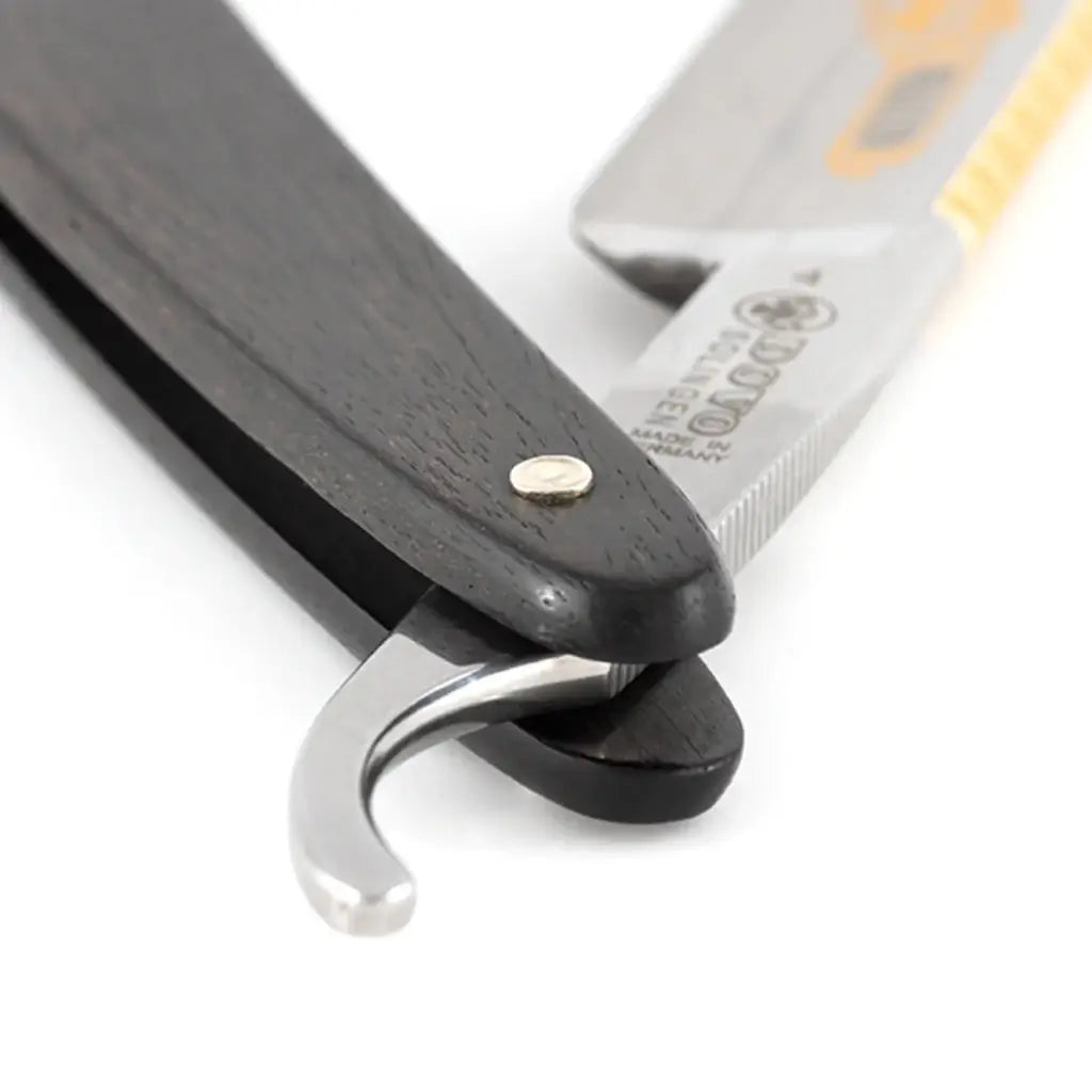 DOVO Straight Razor 5/8"- Black Ebony, Prima-Barberkniv-JKSHOP