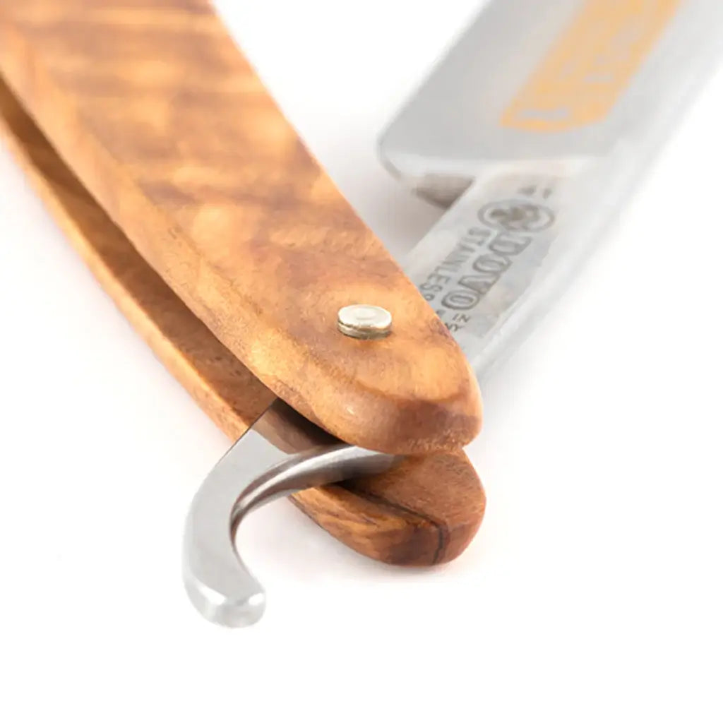 DOVO Straight Razor 5/8"- Olivewood, Inox-Barberkniv-JKSHOP