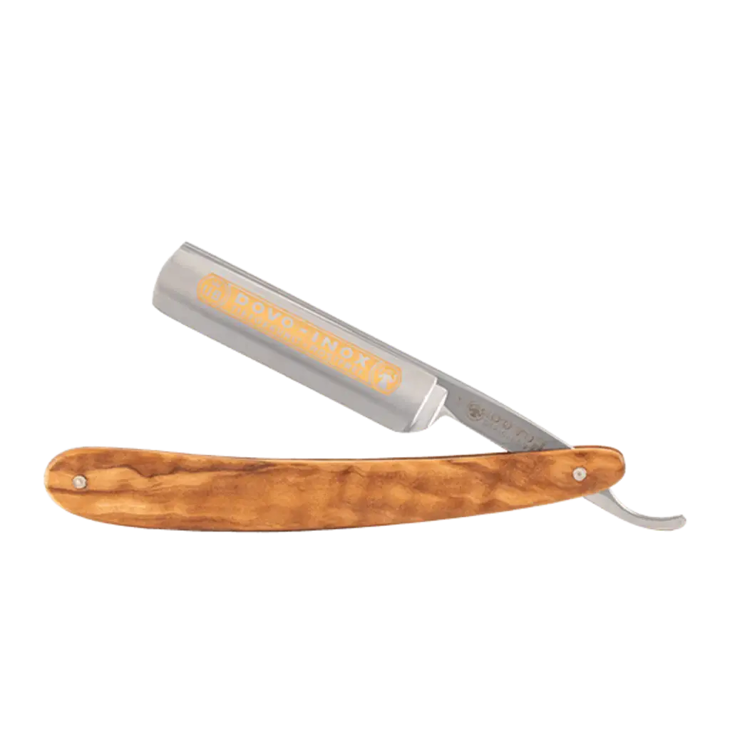 DOVO Straight Razor 5/8"- Olivewood, Inox-Barberkniv-JKSHOP