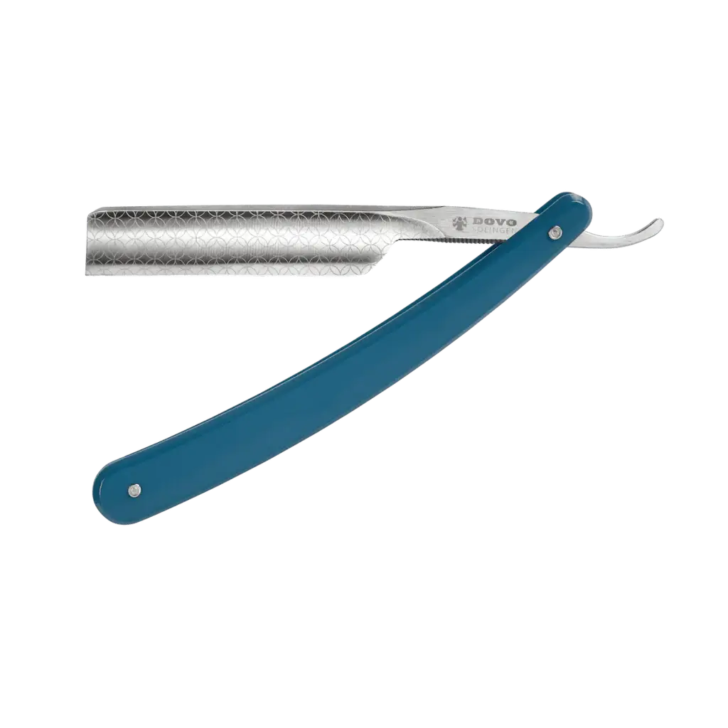 DOVO Straight Razor 5/8" RUNDE SACHE- Blue-Barberkniv-JKSHOP