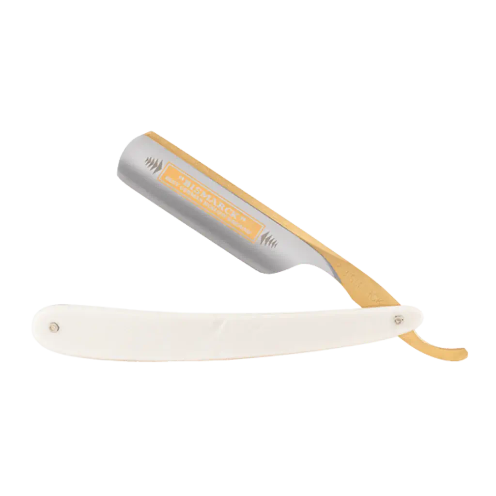 DOVO Straight Razor 6/8"- Pearl White, Bismarck-Barberkniv-JKSHOP