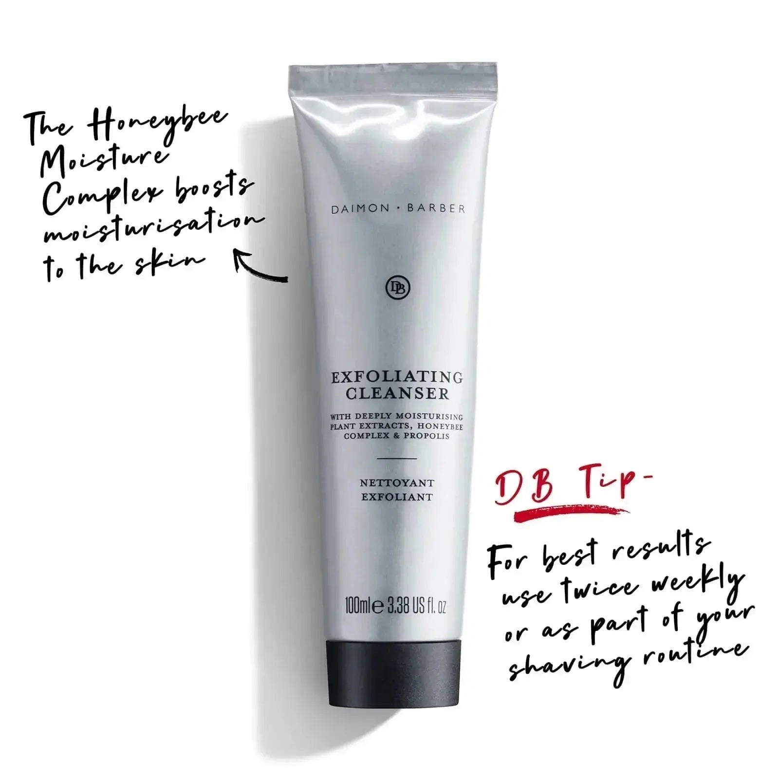 Daimon Barber Exfoliating Cleanser-Ansiktsskrubb-JKSHOP