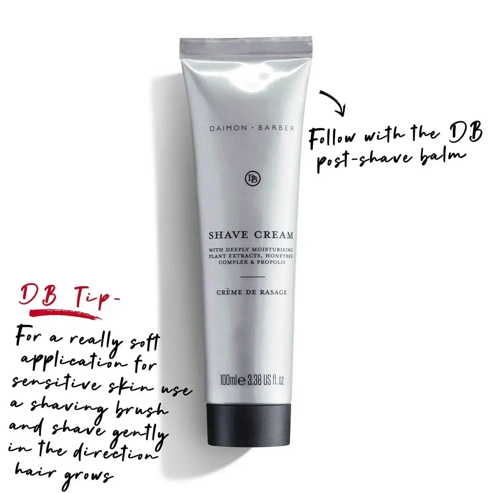 Daimon Barber Shave Cream-Barberkrem-JKSHOP