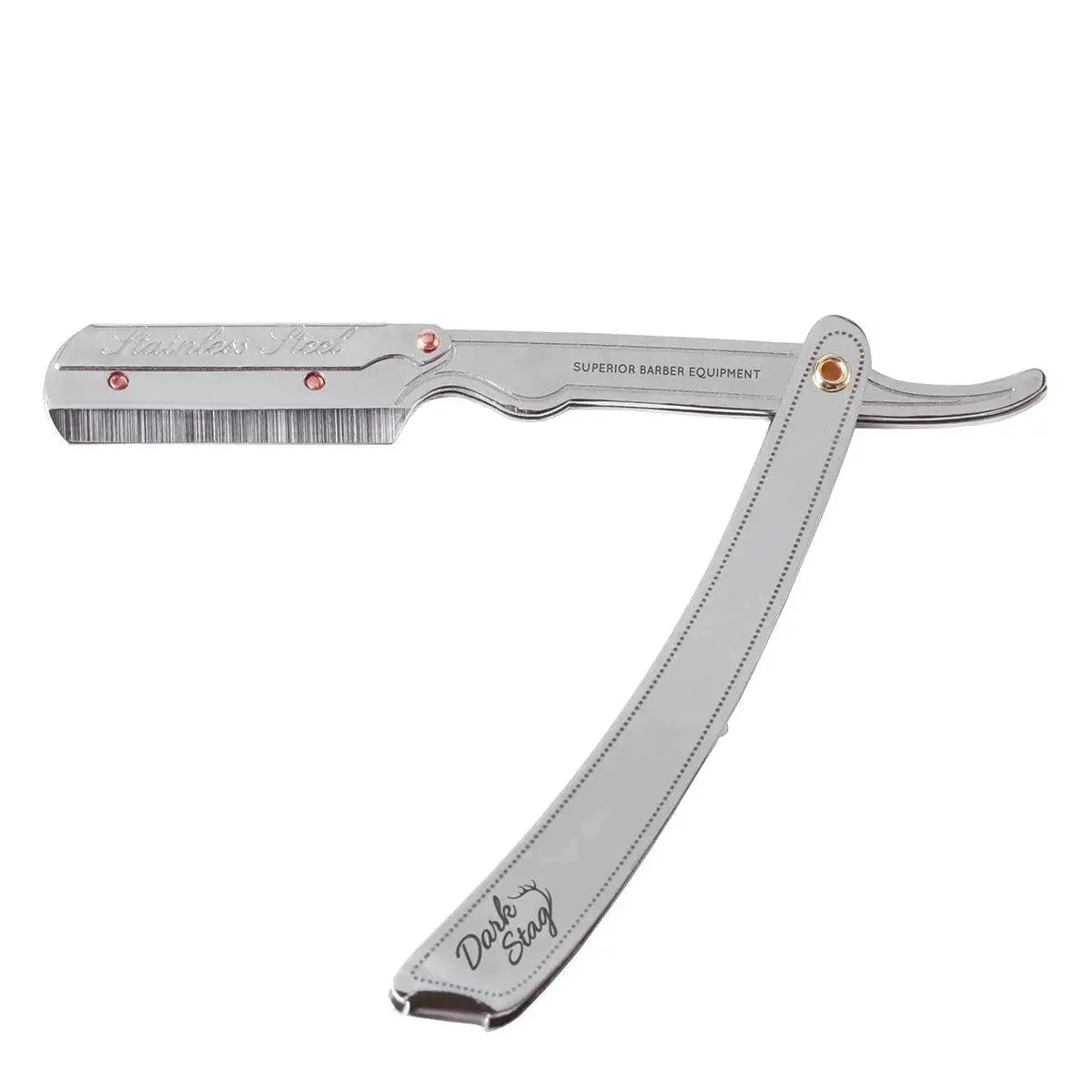 Dark Stag Straight Razor Premium Steel Handle-Barberkniv-JKSHOP