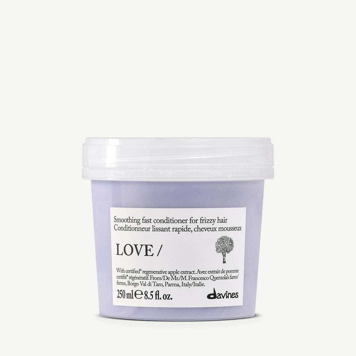 Davines Essential Haircare Love Smooth Conditioner 250 ml, balsam mot krus i ny emballasje