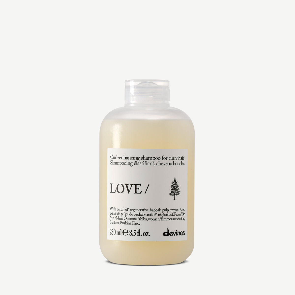 Davines Essential Haircare Love Curl Shampoo 250 ml, sjampo for krøllete hår i ny emballasje