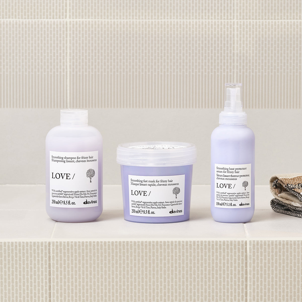 Davines Essential Haircare Love Smoothing Serum 150 ml, fuktgivende glattende serum, bilde 2