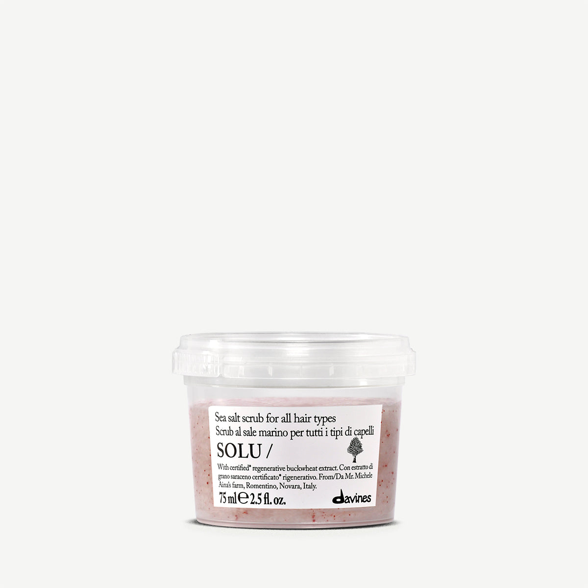 Davines Essential Haircare Solu Sea Salt Scrub 75 ml - Hodebunnspleie - JK-Shop