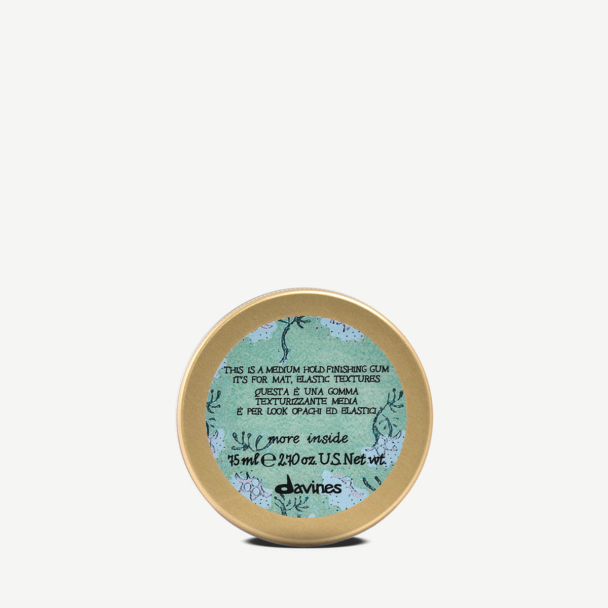 Davines More Inside This is a Medium Hold Finishing Gum 75 ml, stylinggummi med middels hold, bilde 2