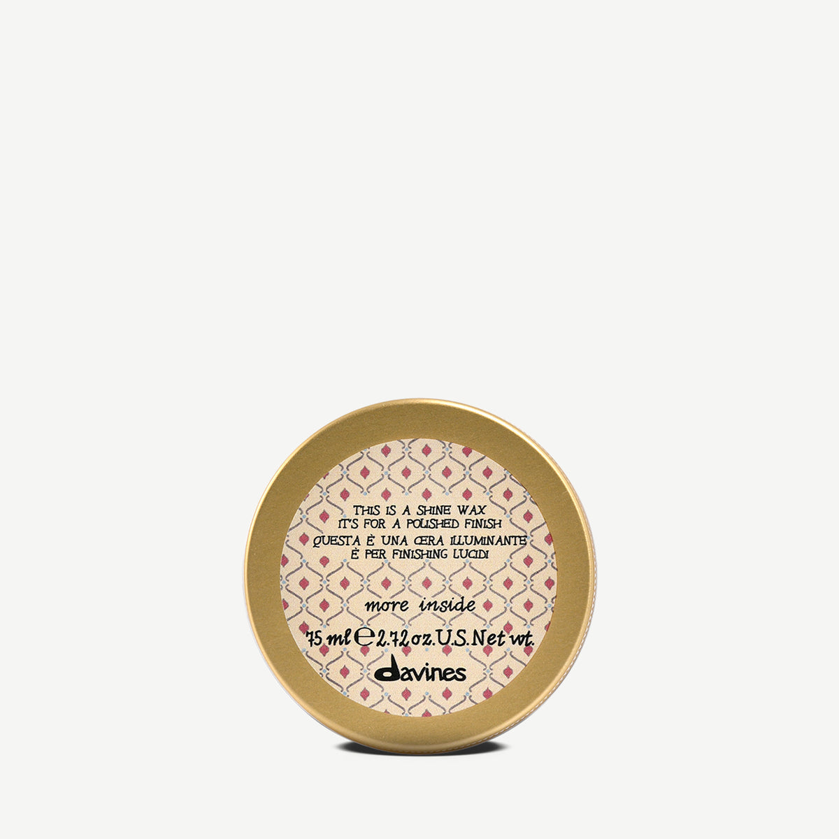Davines More Inside This is a Shine Wax 75 ml, glansvoks med lett hold, bilde 2