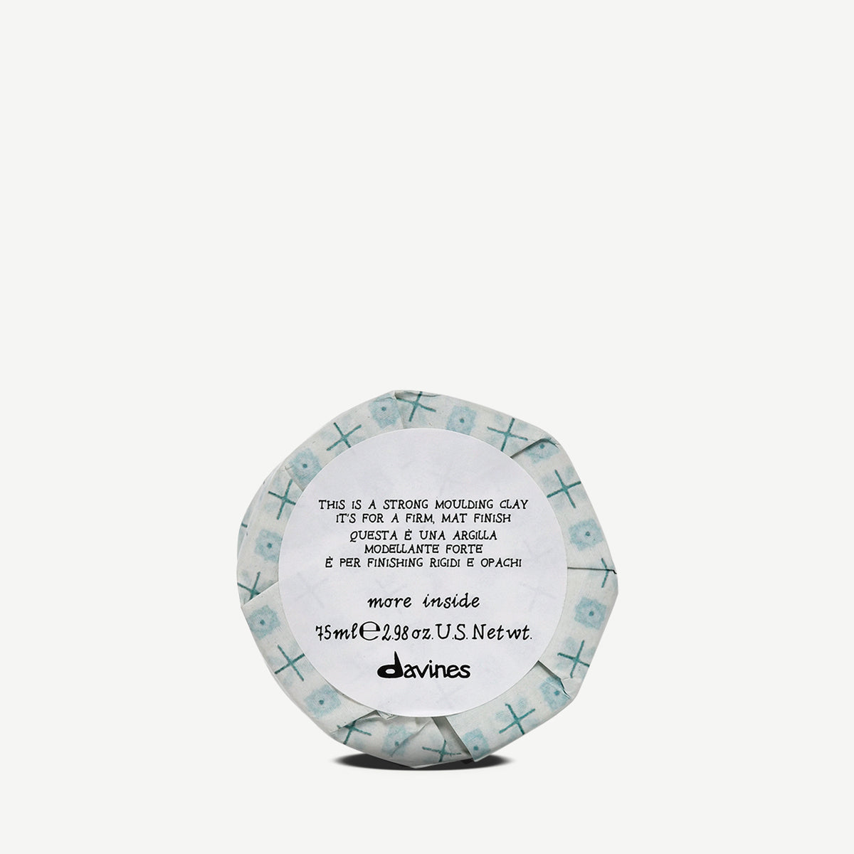 Davines More Inside This is a Strong Moulding Clay 75 ml, stylingleire med sterkt hold