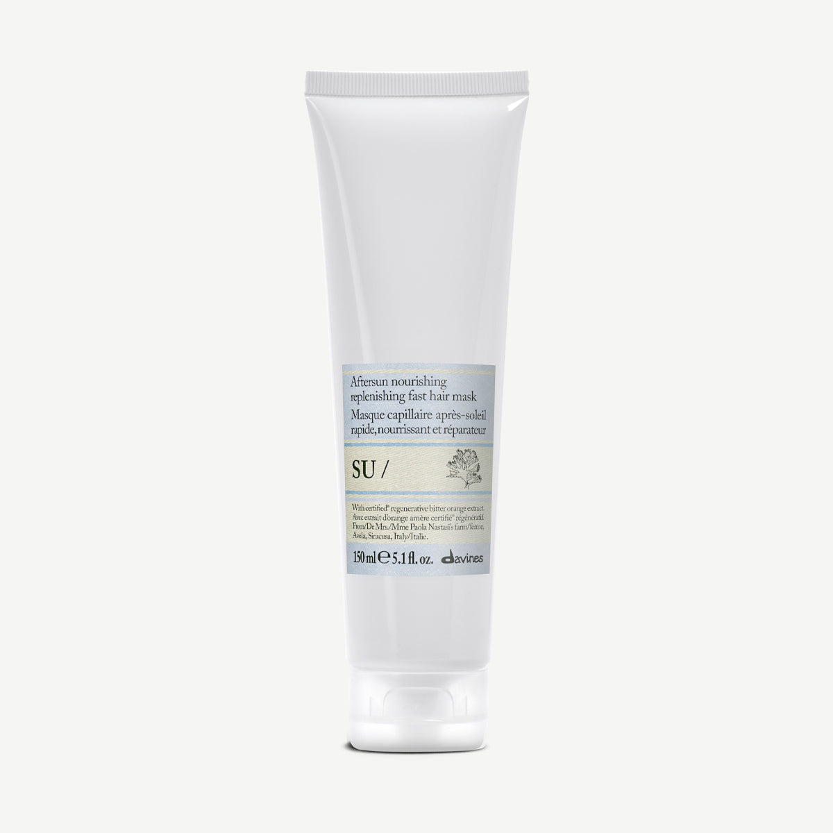 Davines SU Hair Mask 150 ml, nærende hårkur etter sol